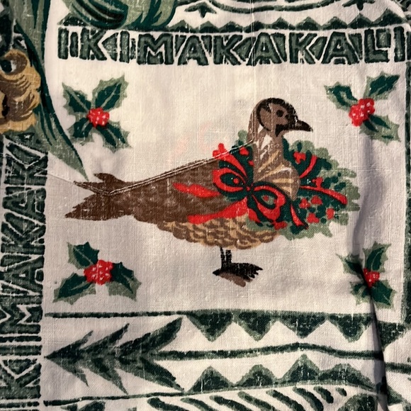 Reyn Spooner Christmas button down Shirt Santa 1/3 button up  size large L - Picture 3 of 10